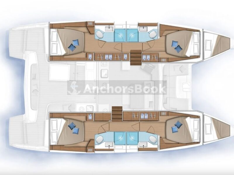 Lagoon 46ft Catamaran Corfu & Latria (2024 / 2025 Build Year) | AnchorsBook Photo Lagoon 46ft Catamaran Corfu & Latria (2024 / 2025 Build Year)