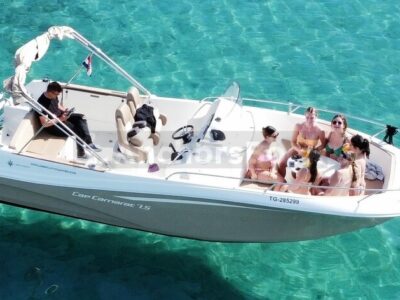 Perfect time at sea with M/Y ANGIE | AnchorsBook Photo Cap Camarat 7.5 Jeanneau