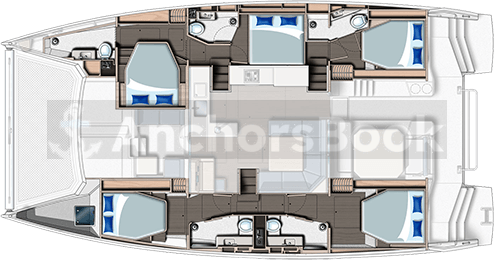 Lady Amanda - Luxury 5-Cabin Catamaran | AnchorsBook Photo Lady Amanda - Luxury 5-Cabin Catamaran