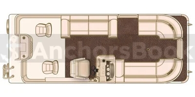 14 PASSENGER DOUBLE BIMINI 23 FEET PONTOON WITH 150HP ENGINE | AnchorsBook Photo 14 PASSENGER DOUBLE BIMINI 23 FEET PONTOON WITH 150HP ENGINE