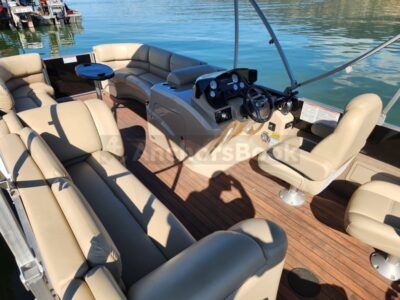 14 PASSENGER DOUBLE BIMINI 23 FEET PONTOON WITH 150HP ENGINE