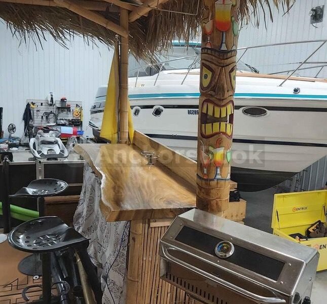 Tiki Party Yacht Pontoon Boat, 115HP | AnchorsBook Photo Tiki Party Yacht Pontoon Boat, 115HP