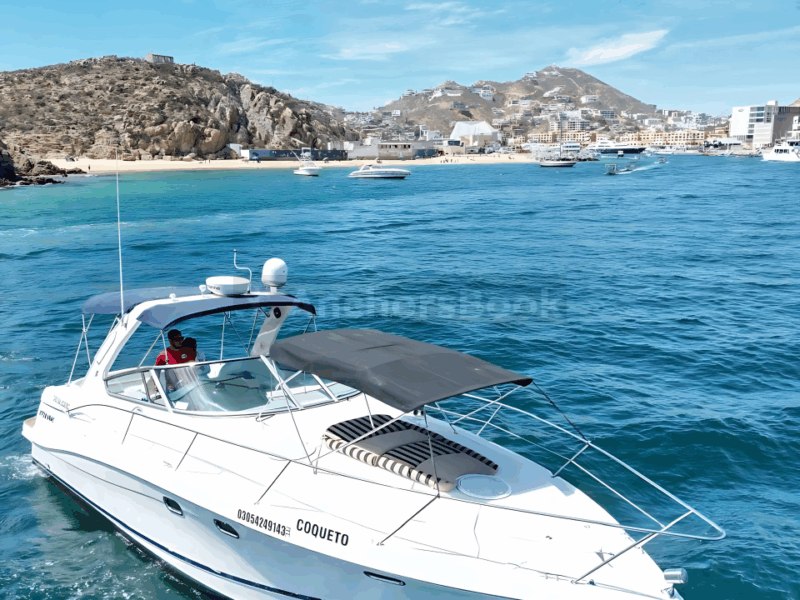 Your Own Private Yacht in Cabo – Snorkeling, Crew & Coastal Views | AnchorsBook Photo Your Own Private Yacht in Cabo – Snorkeling, Crew & Coastal Views