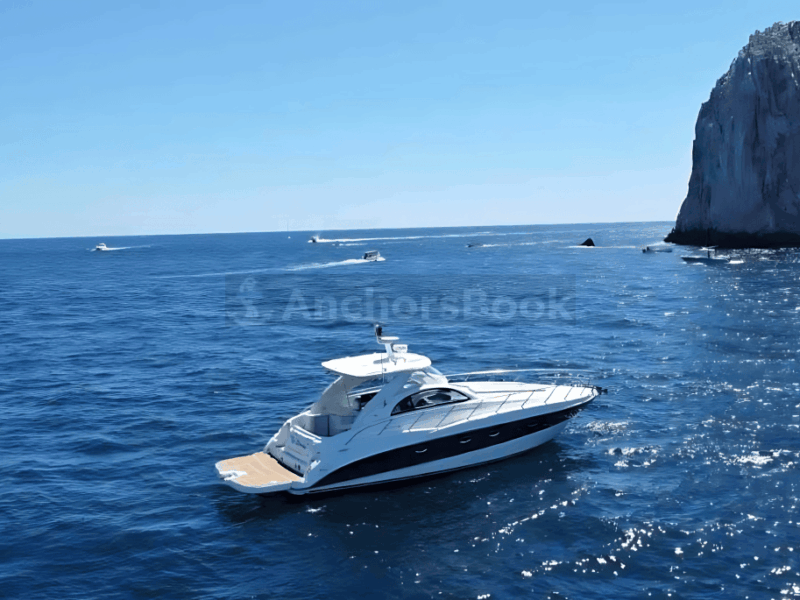 Cabo Luxury Yacht Charter – Private Crew & Snorkeling Adventure | AnchorsBook Photo Cabo Luxury Yacht Charter – Private Crew & Snorkeling Adventure