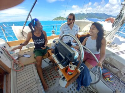 6 Hour Yacht Charter in Guanacaste - Crew & Food Included | AnchorsBook Photo 44ft Sailing Yacht Charter in Samui