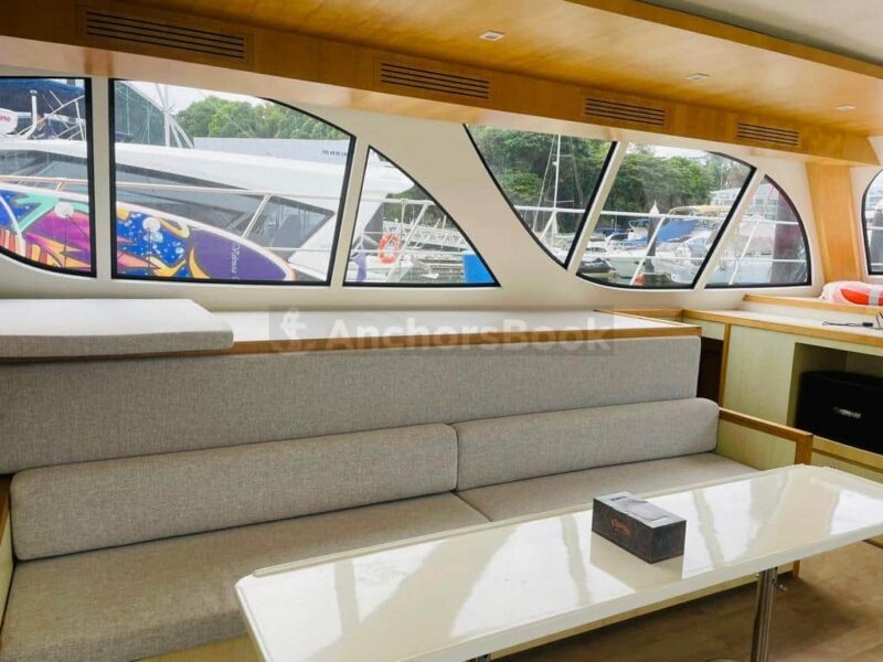 4 Hour Private 47ft Power Catamaran Charter In Singapore - 40 Max Guests | AnchorsBook Photo 4 Hour Private 47ft Power Catamaran Charter In Singapore - 40 Max Guests