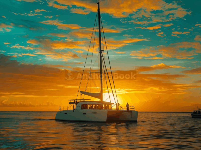 Costa Rica Sunset Catamaran: Snorkeling, Drinks & Fresh Bites | AnchorsBook Photo Costa Rica Sunset Catamaran: Snorkeling, Drinks & Fresh Bites