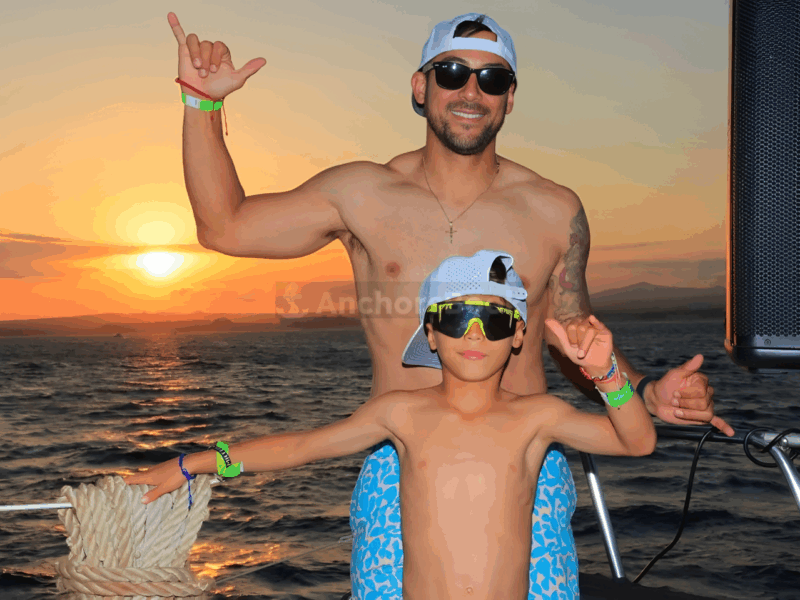 Los Cabos Sunset Catamaran Cruise with Open Bar & Light Snack | AnchorsBook Photo Los Cabos Sunset Catamaran Cruise with Open Bar & Light Snack