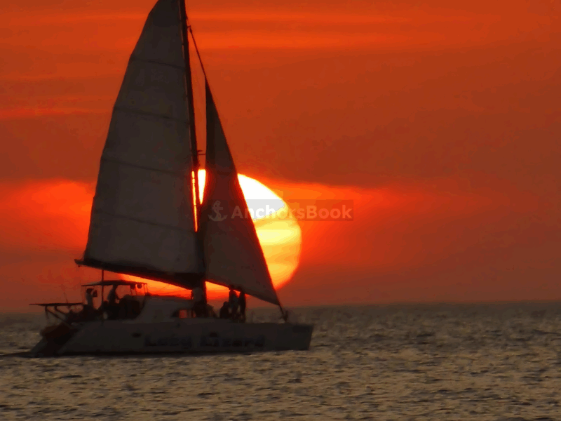 Costa Rica Sunset Catamaran: Snorkeling, Drinks & Fresh Bites | AnchorsBook Photo Costa Rica Sunset Catamaran: Snorkeling, Drinks & Fresh Bites
