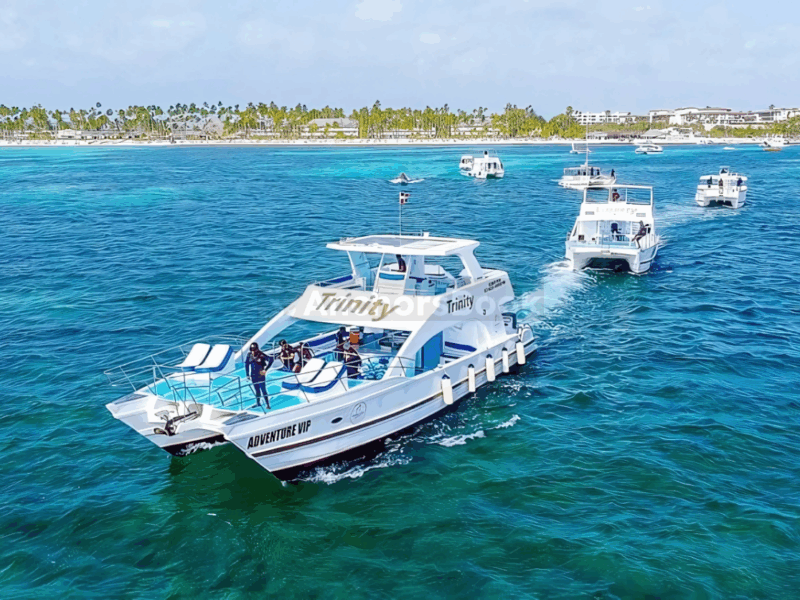 Punta Cana Catamaran Party– Snorkeling, Open Bar, Music & Pickup | AnchorsBook Photo Punta Cana Catamaran Party– Snorkeling, Open Bar, Music & Pickup