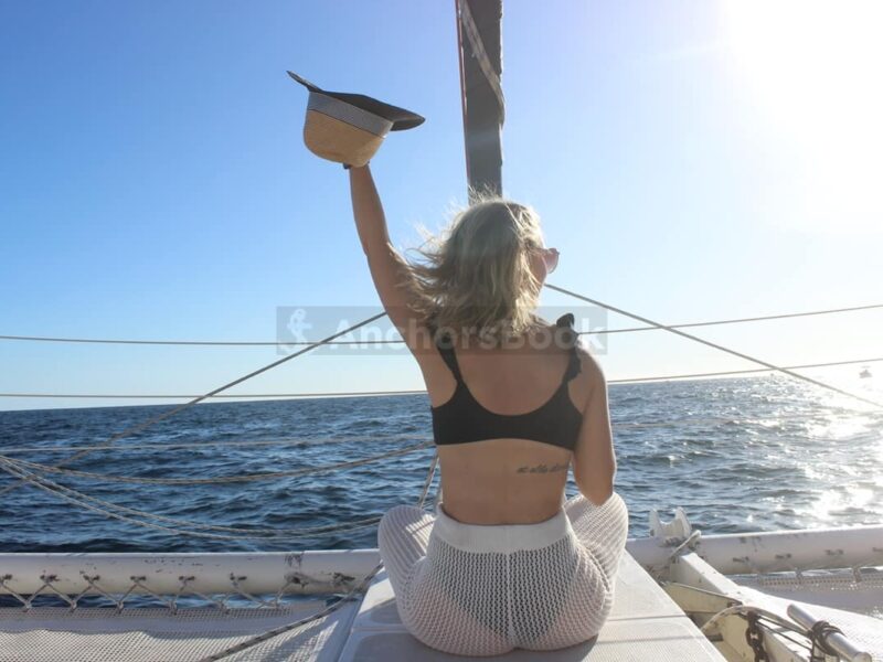 Los Cabos Sunset Catamaran Cruise with Open Bar & Light Snack | AnchorsBook Photo Los Cabos Sunset Catamaran Cruise with Open Bar & Light Snack