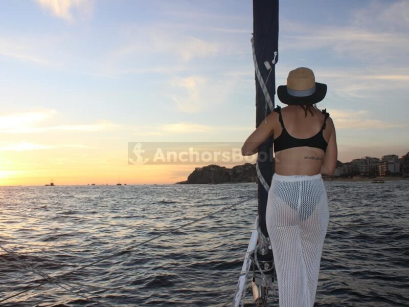 Los Cabos Sunset Catamaran Cruise with Open Bar & Light Snack | AnchorsBook Photo Los Cabos Sunset Catamaran Cruise with Open Bar & Light Snack