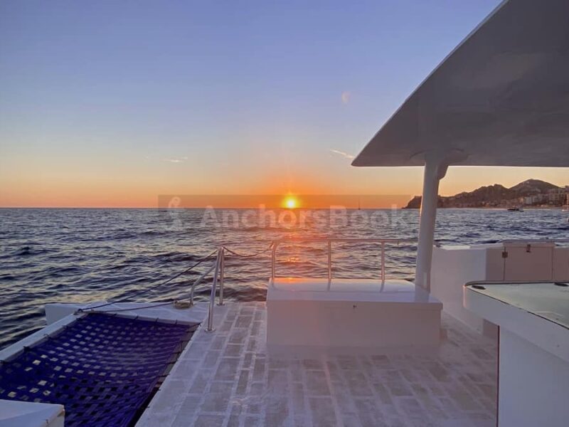 Los Cabos Sunset Catamaran Cruise with Open Bar & Light Snack | AnchorsBook Photo Los Cabos Sunset Catamaran Cruise with Open Bar & Light Snack