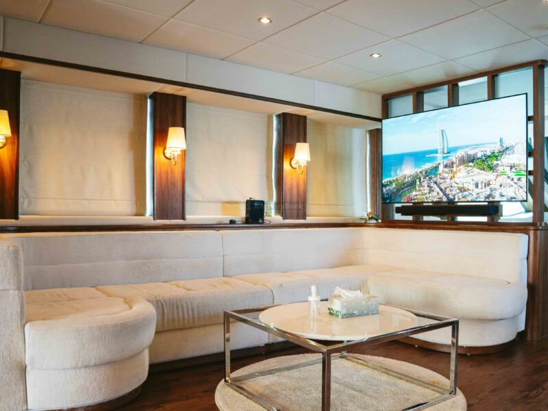 Premium Luxury 3-6 Hour Birthday Party 100ft Yacht With Cake, Decorations & Assorted Drinks Included – Dinner Optional – (Up to 50PAX) | AnchorsBook Photo Premium Luxury 3-6 Hour Birthday Party 100ft Yacht With Cake, Decorations & Assorted Drinks Included – Dinner Optional – (Up to 50PAX)
